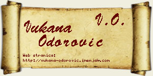Vukana Odorović vizit kartica